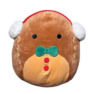 Squishmallows Jordan the Gingerbread Boy Christmas 12" Plush